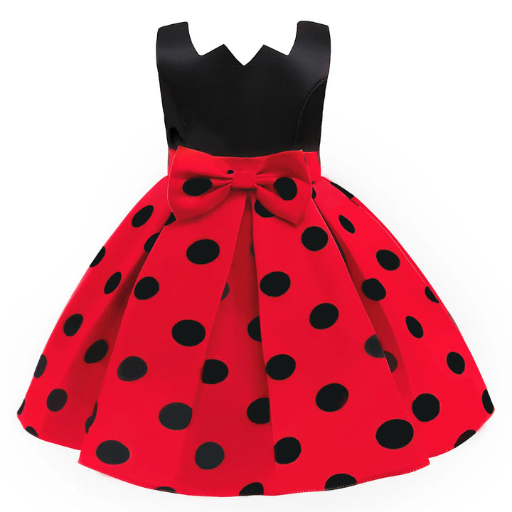 Girl Dresses Baby Girl Clothes Tutu Princess  Dress+Minnie Mouse Ear Headband Cosplay Halloween Birthday Party Fancy Costume