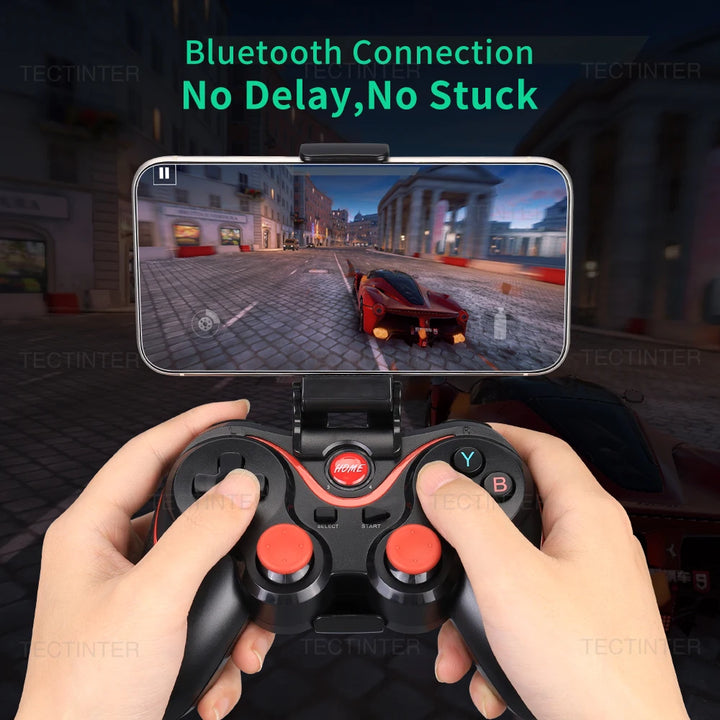 Terios T3 Support Bluetooth Controller Gamepad For Android Phone PC Joystick Controle Wireless Joypad For Switch/PS3 Accessorie