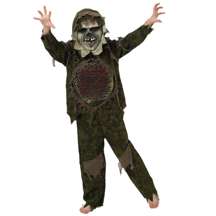 Halloween Cosplay Costume Purim Costume Horror Style Play Clothes Boys Girls Holiday Party Funny Garment Anime Zombie Suit