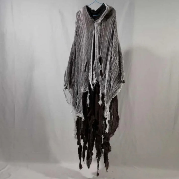 Halloween Ghost Dementors Cosplay Costume For Adult New Gothic Horror Zombie Tattered Hooded Capes Day Of The Dead Party Cloaks