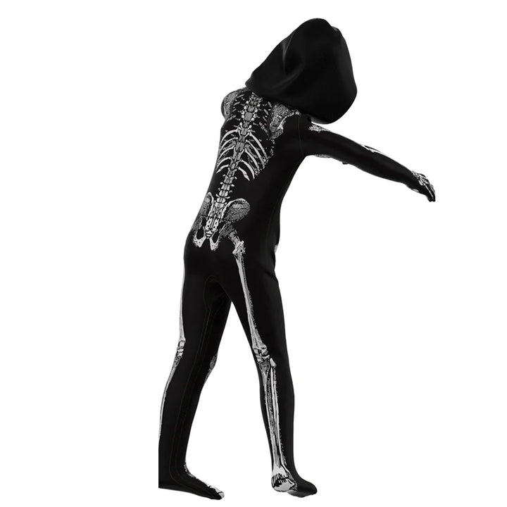 Creepy & Cool!
A spooky skull print with hood makes this the perfect pick for Halloween fun. Lightweight, comfy, and scary in all the right ways.
💀 Includes: Hooded skull outfit
🎃 Occasions: Halloween, school events, cosplay
👻Skull,horror, game cosplay