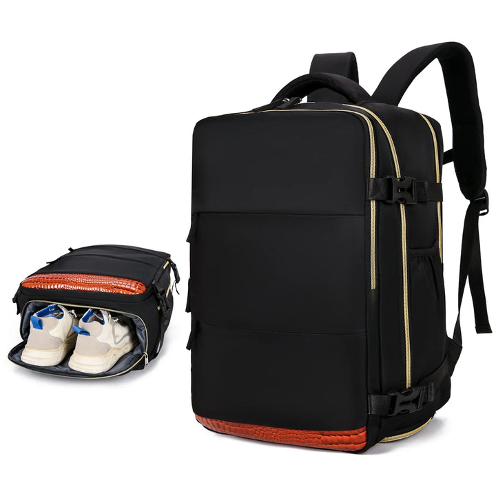 🎒 All-in-One Travel Companion
✔️ Large Capacity & Multi-Functional – Perfect for travel, school, gym, or daily use
💻 Fits laptops, clothes, gear & more
👟 Built-in shoe compartment keeps things fresh
💧 Durable, water-resistant & ready for any adventure