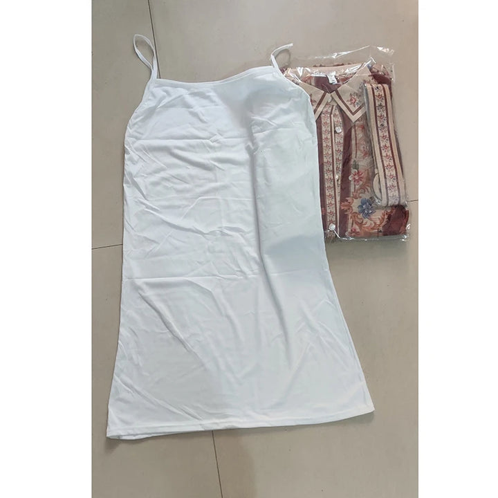 New Retro Court Printed Lapel Lantern Sleeve Cinched Waist Single Breasted Long Sleeve Elegant Long Dress