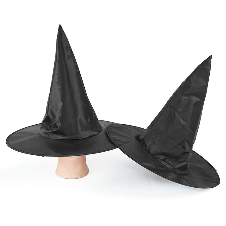 Halloween Witch Wizard Hat Party Costume Headgear Devil Cap Cosplay Props Decoration Accessories for Adult Women Men