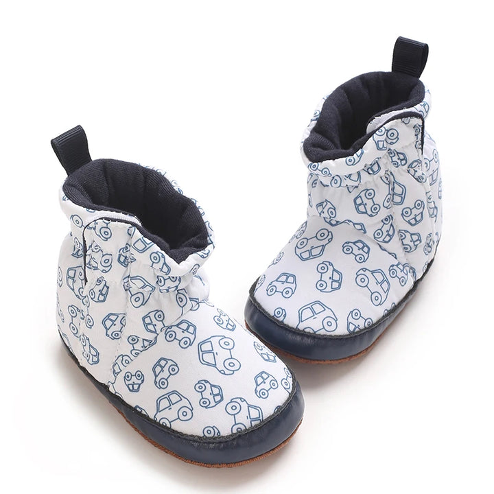 Baby Boots Cartoon Cute High Quality Soft Cotton 0-18M Newborns' Pre Step Shoes Suitable for Spring and Autumn Fashion