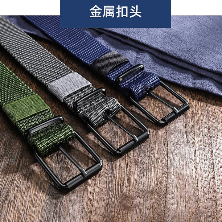 Men Belts Canvas Nylon Webbing Tactical Belt Fashion Casual Designer Unisex Belts High Quality Sports Strap