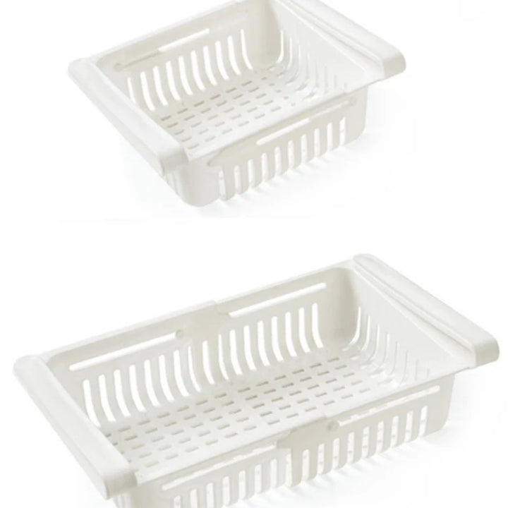 Maximize Your Fridge Space!
🧊 Say goodbye to clutter with this retractable, multi-functional storage rack. Perfect for organizing fruits, veggies, snacks & more.
💦 Built-in drain keeps everything fresh and dry.
✨ Slide, store, and save space instantly!
