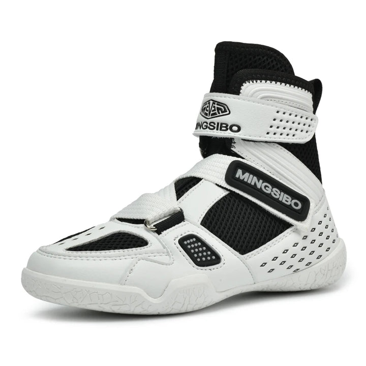 High-top  Boxing Shoes Designed For Children wrestling Shoes Breathable and Comfortable Children's Fight Boots30-38
