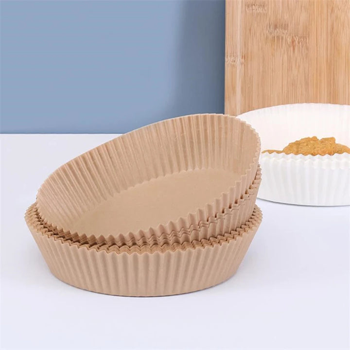 🍽️ Mess-Free Air Frying Made Easy!
🔥 50/100pcs Non-Stick Air Fryer Liners – Keep your basket clean, no scrubbing needed!
✅ Heat-resistant, grease-proof & food-safe
🧁 Perfect for baking, roasting & more
Fits most round air fryers – just use & toss!