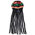 Men’s 60s & 70s Hippie Costume Set – Retro Pants, Shirt, Fringe Vest, Necklace, Glasses & Rasta Hat with Dreadlocks"✨ Step back in time with this complete 60s & 70s hippie outfit! Perfect for Halloween, retro parties, music festivals, and themed events.