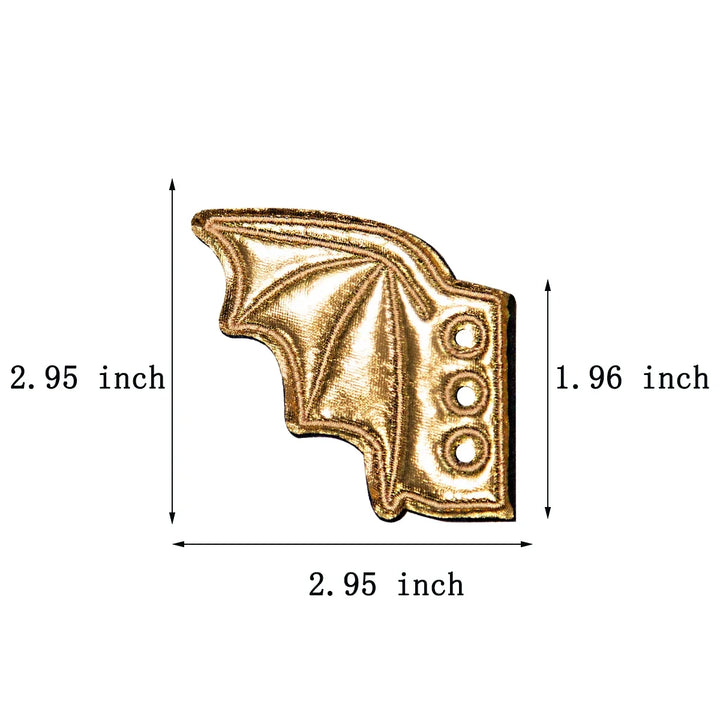 Halloween Party Bats Wings Shoes Charms Accessory Boots Bat Wings Lace Up Sport Shoes Wings DIY Skate Punk Shoe DIY Decorations