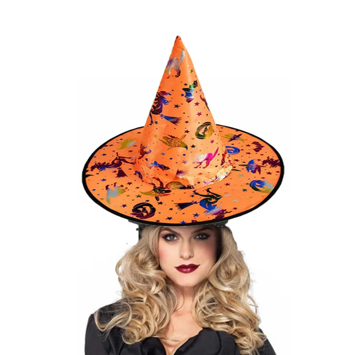 Kids Adults Halloween Party Cosplay Costume Props Home Decoration Wizard Cap