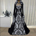Halloween Hooded Dress Medieval Vintage Goth Stage Party Dress With Flared Sleeves Cosplay Costume Women Long Gown Dresses