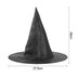 Halloween Witch Wizard Black Hat Party Cosplay Costume Headgear Devil Cap Prop Halloween Party Decoration Supplies For Women Men