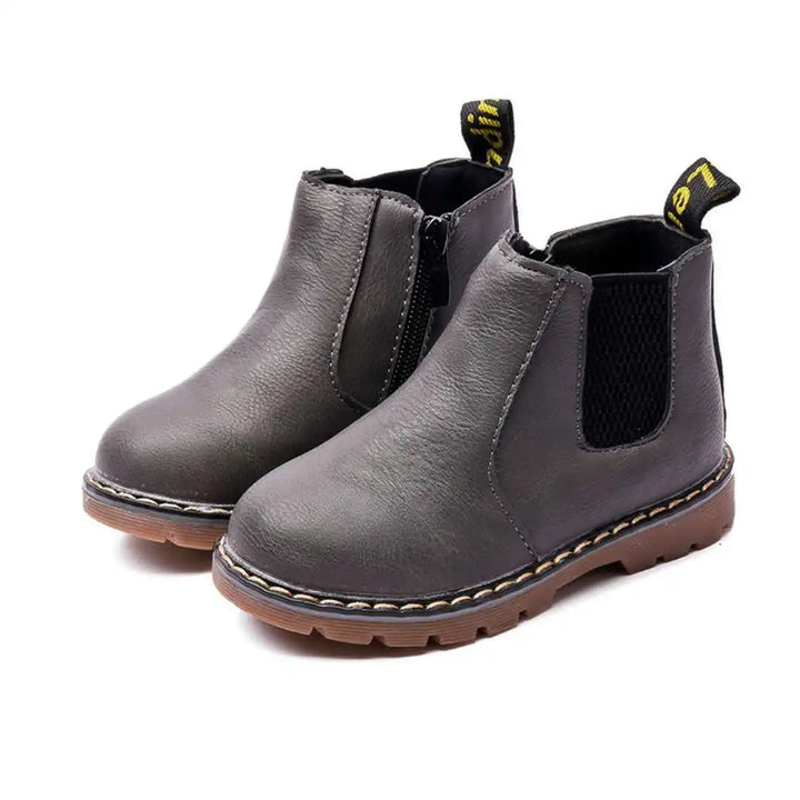 Kids Casual Boots Non-slip Wear-resistant Children Shoes Handsome Fashion Babies Warmly Shoes Girls Boys Soft Bottom Footwear