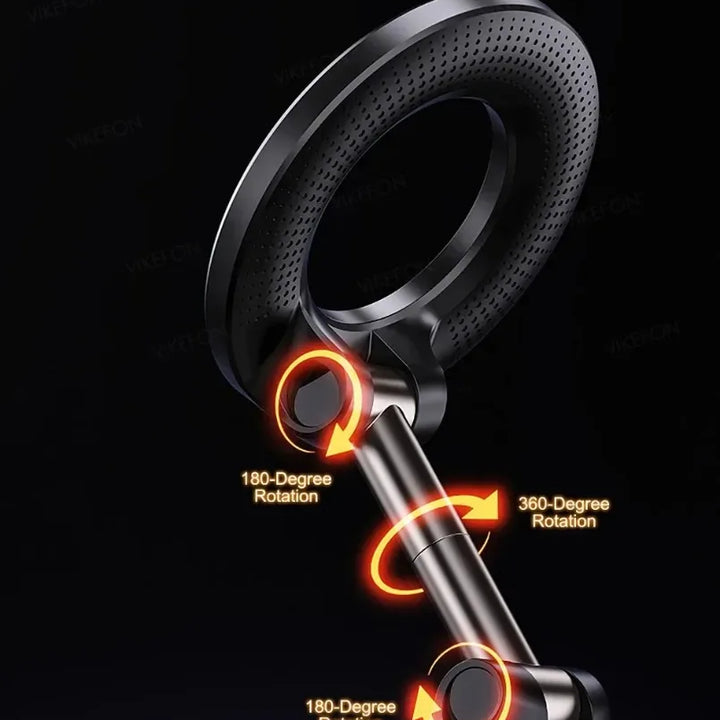 Magnetic Car Phone Holder 360° Rotation Folding With Vacuum Suction Cup For iPhone 12-16 Series Car/Gym/Driving Phone Holder