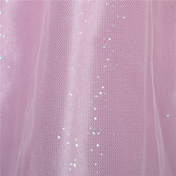 Flower sequins princess dress for little girls Summer 2025 Christmas festive tuxedo dress-tutus clothes for children dress