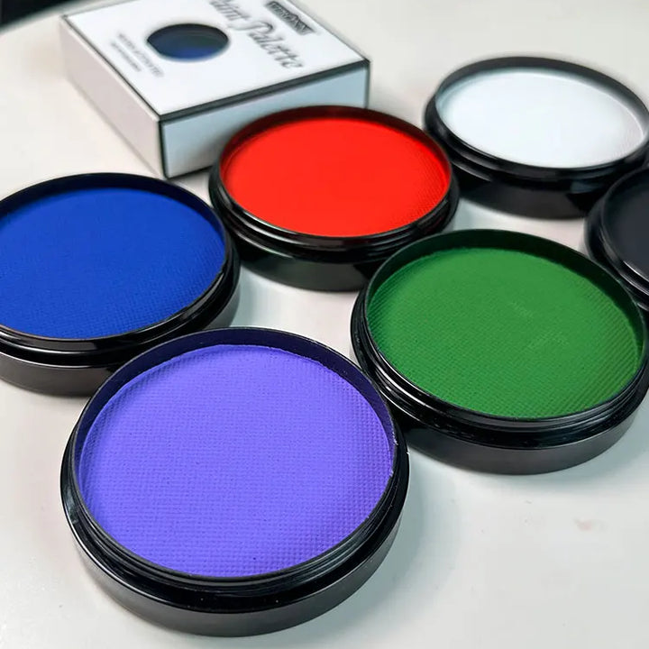 30g Monochrome Water Soluble Face Body Paint Vibrant DIY Makeup for Christmas Parties Long-Lasting Professional Quality Cosmetic