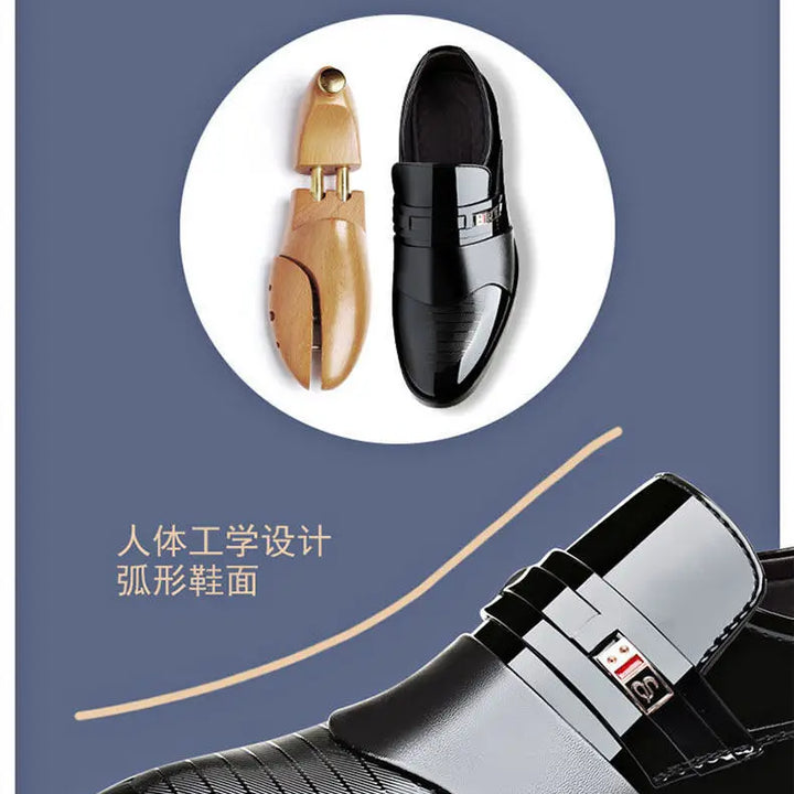 Luxury Men's Dress Shoes Elegant Mens Wedding Party High Quality Dress Shoes Social Man Dress Shoes Round Toe Office Men Loafers