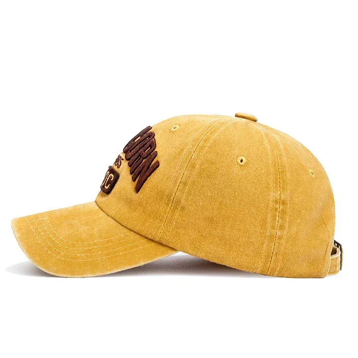 New Retro American Style Washed Old Hat Men and Women Fashion Three-Dimensional Embroidered Letters Sun Visor Baseball Cap