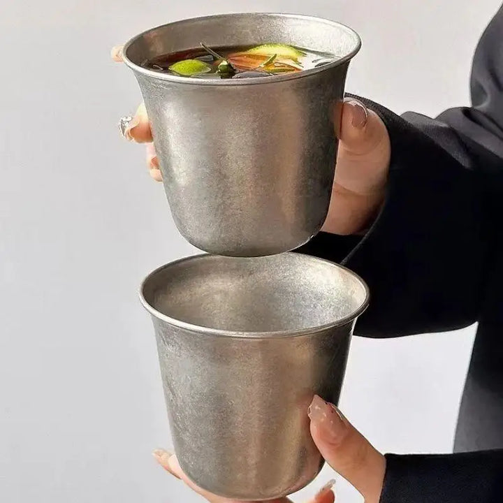 Mugs ice drink cup Stainless Steel Coffee Mug 360ml Portable Cup Travel Tumbler Coffee Jug Milk Tea Cups Office Water Mugs