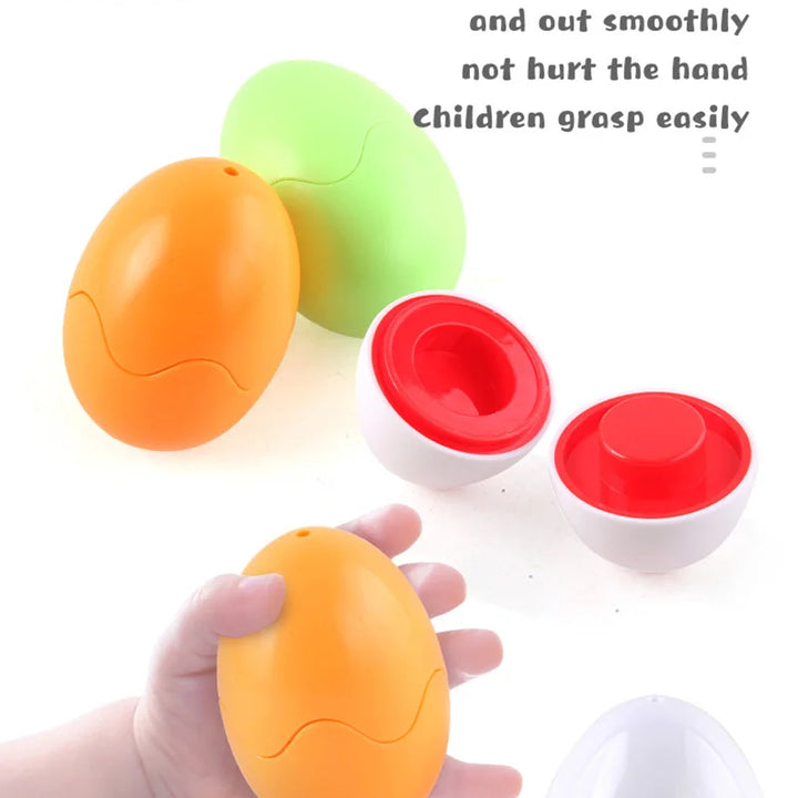Eggs Screws 3D Puzzle Montessori Learning Education Math Toys Kids Shape Match Smart Game For Children Educational Easter Gifts