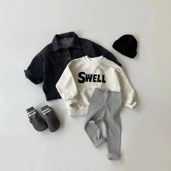 Baby Solid Leggings Girls All-match Striped Skinny Pants Kids Cotton Elasticity Slim Pants Newborn Boy Stretch Trousers