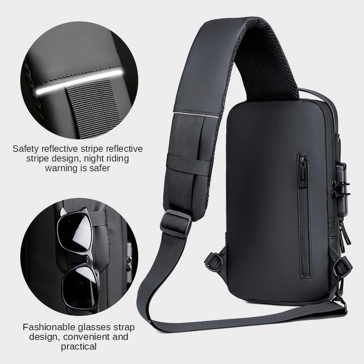🧳 Style Meets Security
🖤 Men’s Designer Crossbody Chest Bag – Sleek, compact & anti-theft
💼 Made with premium PU leather for a classic, polished look
🔒 Multiple pockets for phone, wallet & essentials
Perfect for daily wear, travel, or on-the-go advent