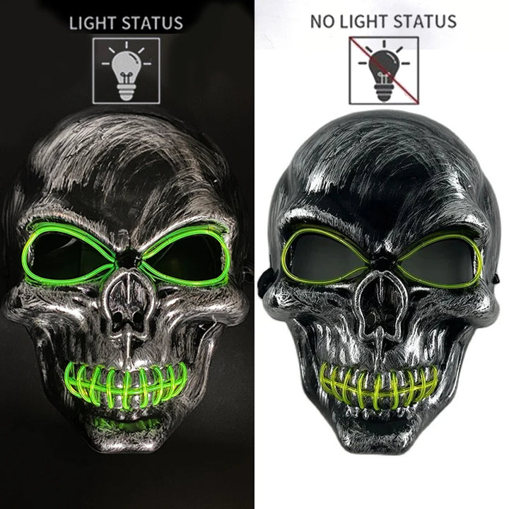 Adults Black Pirate Hats with Skull Pattern Halloween Cosplay Props Parties Caribbean Pirate Costume Hats LED Glowing Party Hat
