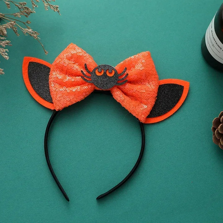Halloween Bat Headband Children Dress Up Headwear Hairband Accessories Witch Costume Supplies Props Happy Helloween Party