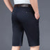 Casual Shorts Men Summer New Fashion Business Straight Elastic Thin Short Pants High Quality Smart Casual Trousers Male Clothes