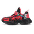 Kids Sneakers Boys Tennis Shoes Comfortable Mesh Shoes Lightweight Outdoor Children's Sports Walking Black Blue Shoes Size 27-37