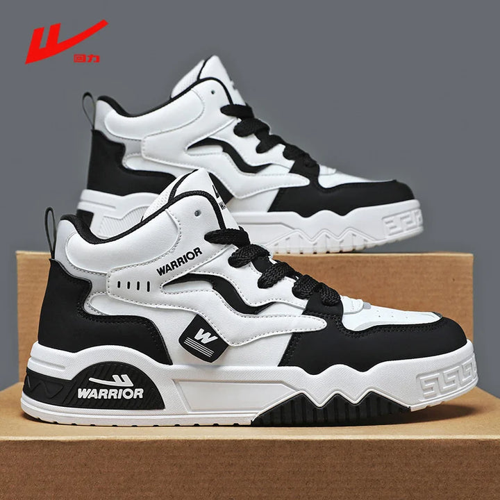 New Four Seasons Men's Sneakers Men's Comfortable Platform Shoes  Trend Lace-up Vulcanized Shoes White Casual Sneakers 5