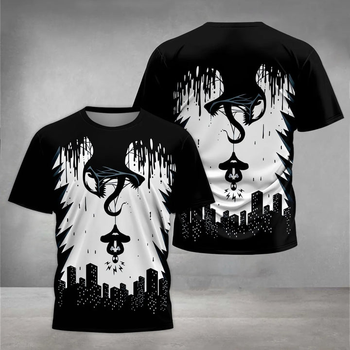 Marvels Venom Print Baby Clothing 5 to 14 Years Male Outdoor Clothes for Children Boy Girl Child T-Shirt Top Shirts