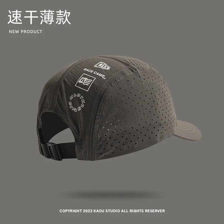 Summer Thin Breathable Mesh Baseball Caps for Men and Women Outdoor Camping Leisure Sun Protection Quick-drying Hiking Hats