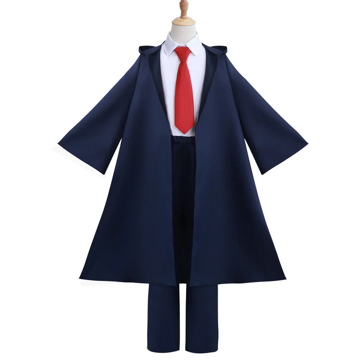 Mashle Magic & Muscles Costume – Navy Robe & Coat for Men & Women
Unleash magic and strength with this Mashle-inspired.Perfect for Halloween and cosplay!
🧙‍♂️ Includes: Robe,coat,tie and shirt 
🎃 Occasions: Halloween, cosplay
💪 Style: Mashle, magic,