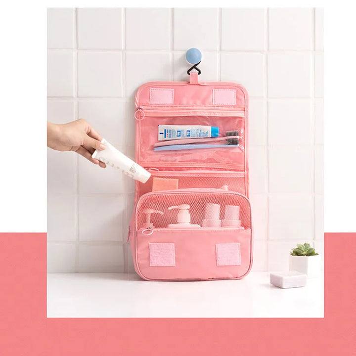 High Quality Cosmetic bag travel portable large-capacity hook wash bag multifunctional portable cosmetic storage finishing bag