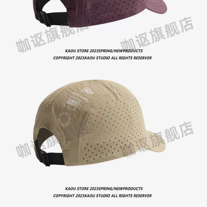 Summer Thin Breathable Mesh Baseball Caps for Men and Women Outdoor Camping Leisure Sun Protection Quick-drying Hiking Hats