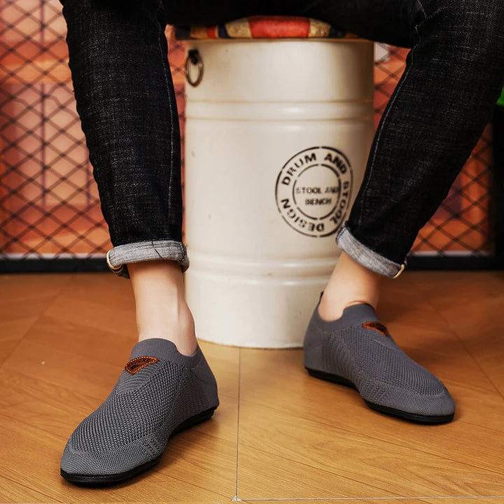 YRZL Mens Loafers Breathable Mesh Summer Lightweight Driving Moccasins Slip on Casual Shoes for Men Comfortable Walking Shoes