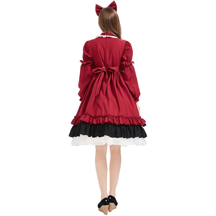 ✨ Charming, comfortable, and picture-perfect — this red Lolita princess dress will make your child feel like royalty at every event. Perfect for Halloween, carnival, birthdays, and magical playtime!