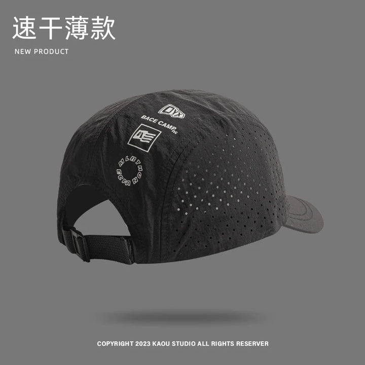 Summer Thin Breathable Mesh Baseball Caps for Men and Women Outdoor Camping Leisure Sun Protection Quick-drying Hiking Hats