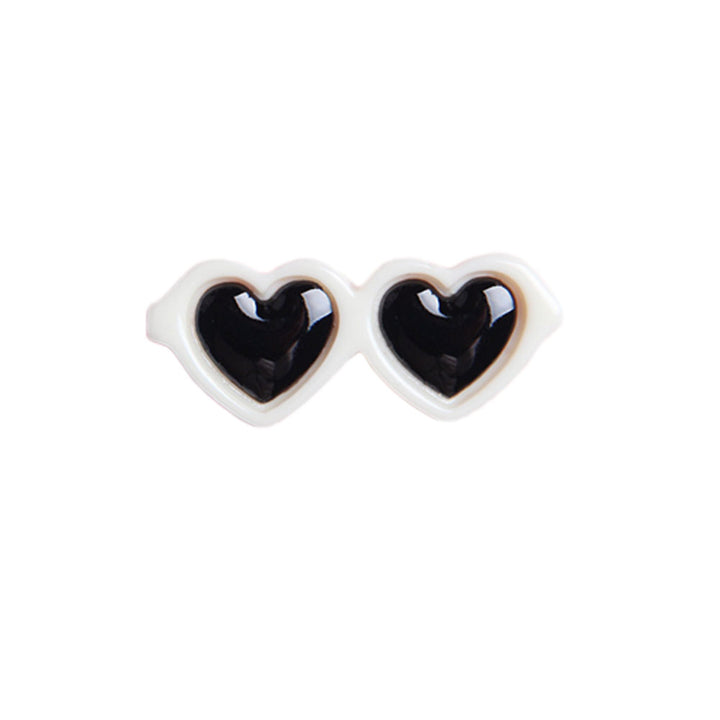 Pet Cute Heart Sunglasses Hairpins Pet Dog Hair Clips Puppy Cat Yorkie Teddy Pet Decor Barrette Hair Accessories For Small Dogs