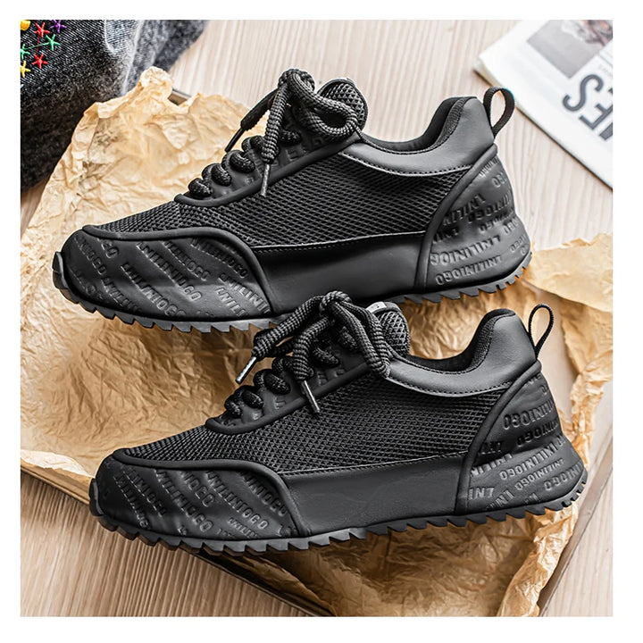 Men's Shoes - 2025 Summer New Style Anti-slip and Wear-resistant Sports Shoes with Breathable Mesh Surface and Casual Style