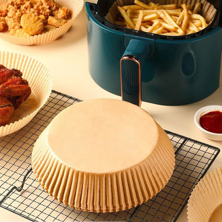 🍽️ Mess-Free Air Frying Made Easy!
🔥 50/100pcs Non-Stick Air Fryer Liners – Keep your basket clean, no scrubbing needed!
✅ Heat-resistant, grease-proof & food-safe
🧁 Perfect for baking, roasting & more
Fits most round air fryers – just use & toss!