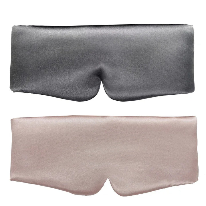 Silk Satin Sleep Mask Comfortable Sleeping Eye Mask Eyeshade Cover Shade Eyes Relax Enlarged Eye Patch Women Men Sleep Health