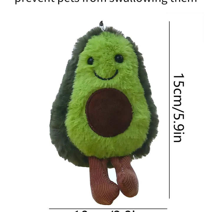 A cute avocado pet plush toy, suitable for daily companionship of small and medium-sized dogs