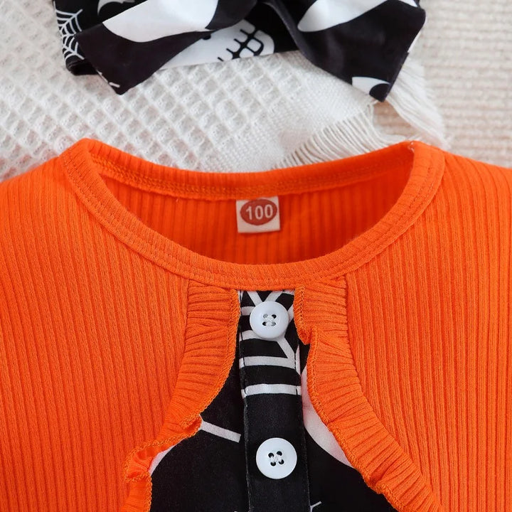 Children's Halloween Baby Clothes New European and American Fan Girls Dress Baby Ha Dress
