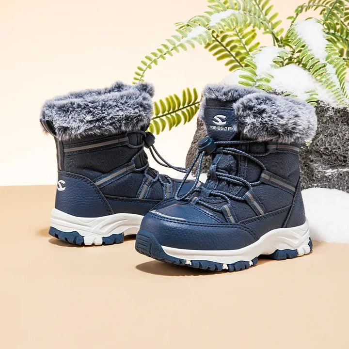 Children Casual Shoes Kids Outdoor Footwear Padded Boot Waterproof Girls & Boys Non-slip Paw Warm Fur Snow Boots Winter Sneakers