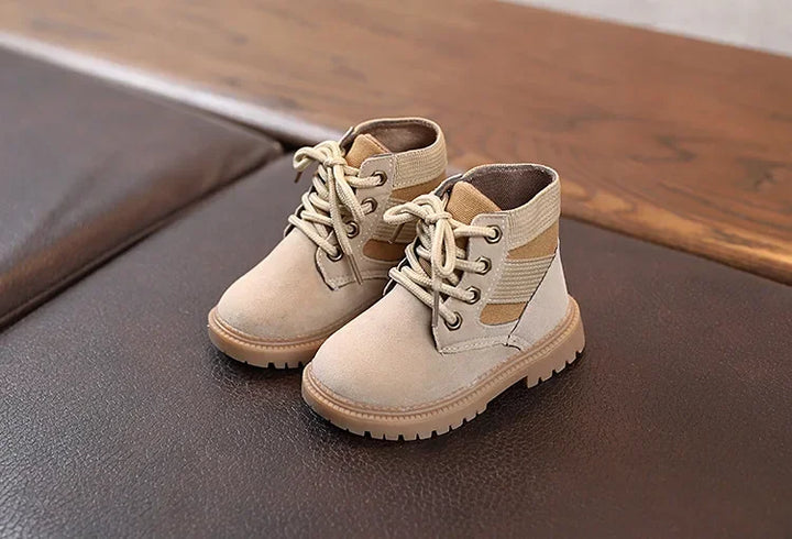 Child Fashion Short Boots Winter Boys Outdoor Sneakers Soft Non-slip Girls Warm Shoes Toddler Kids Sport Running Snow Bootie
