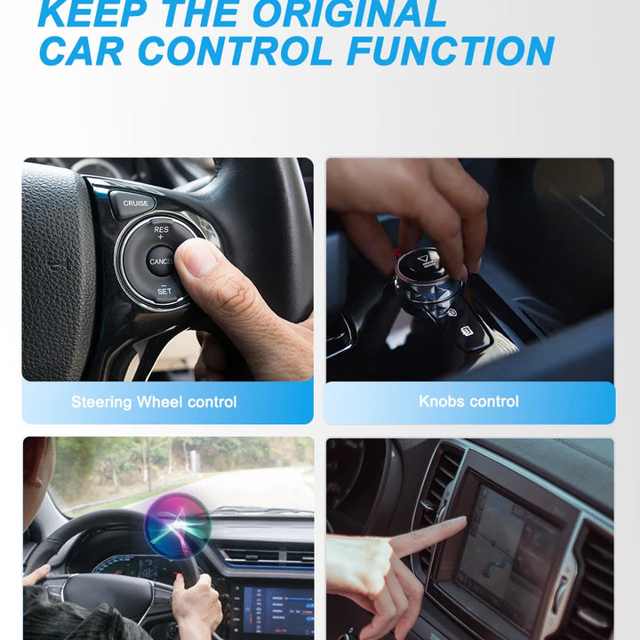 New Wired to Wireless CarPlay and Android Auto 2 in 1 Mini Adapter 5GHz WiFi5 for 99% Original Wired CarPlay/Auto Cars